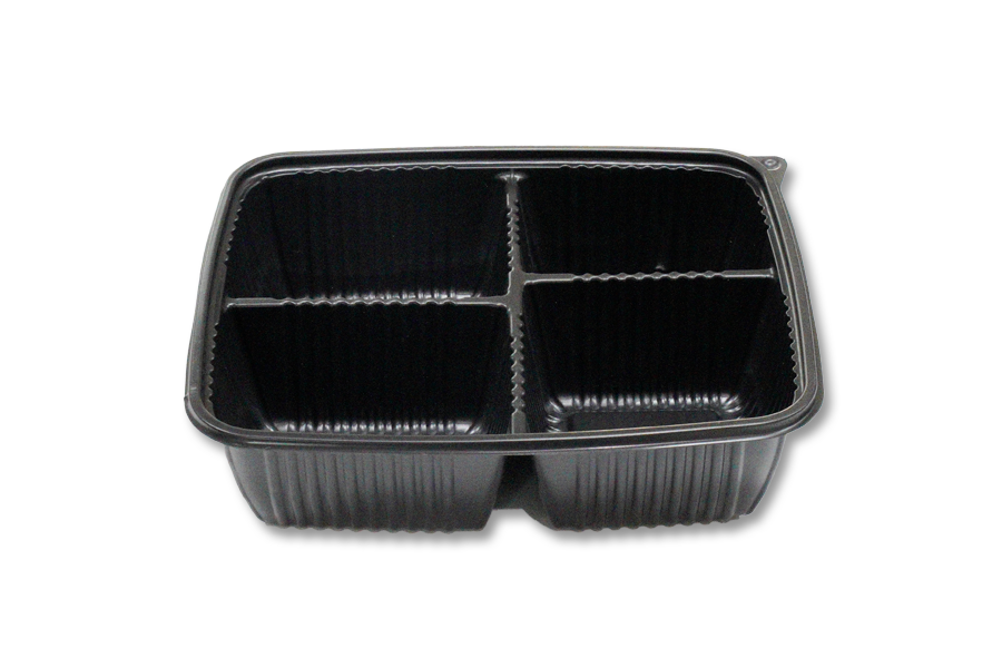 PP 4 compartment  lucn box (BK)