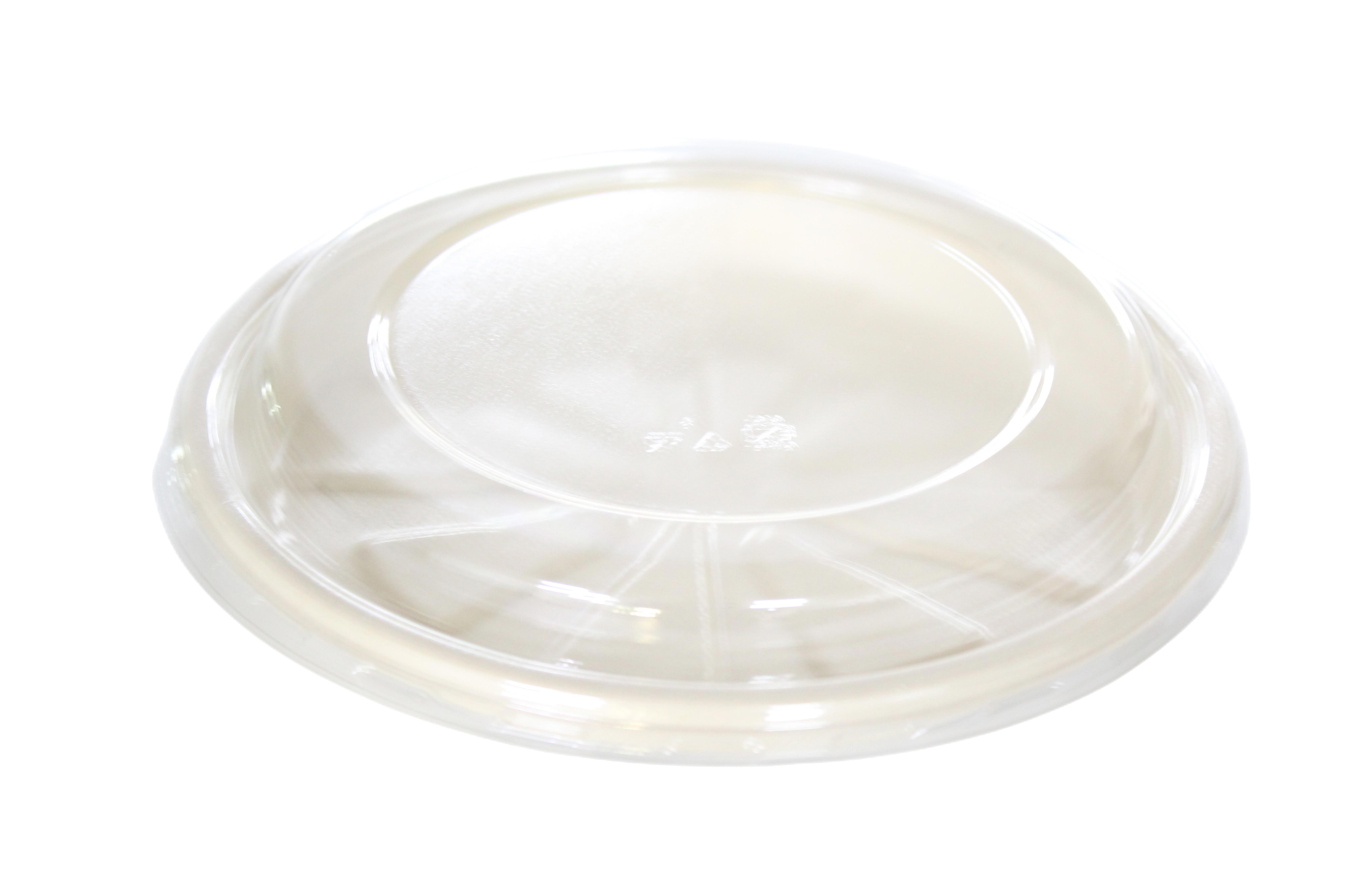 Complete Sugarcane  pizza tray with PET lid